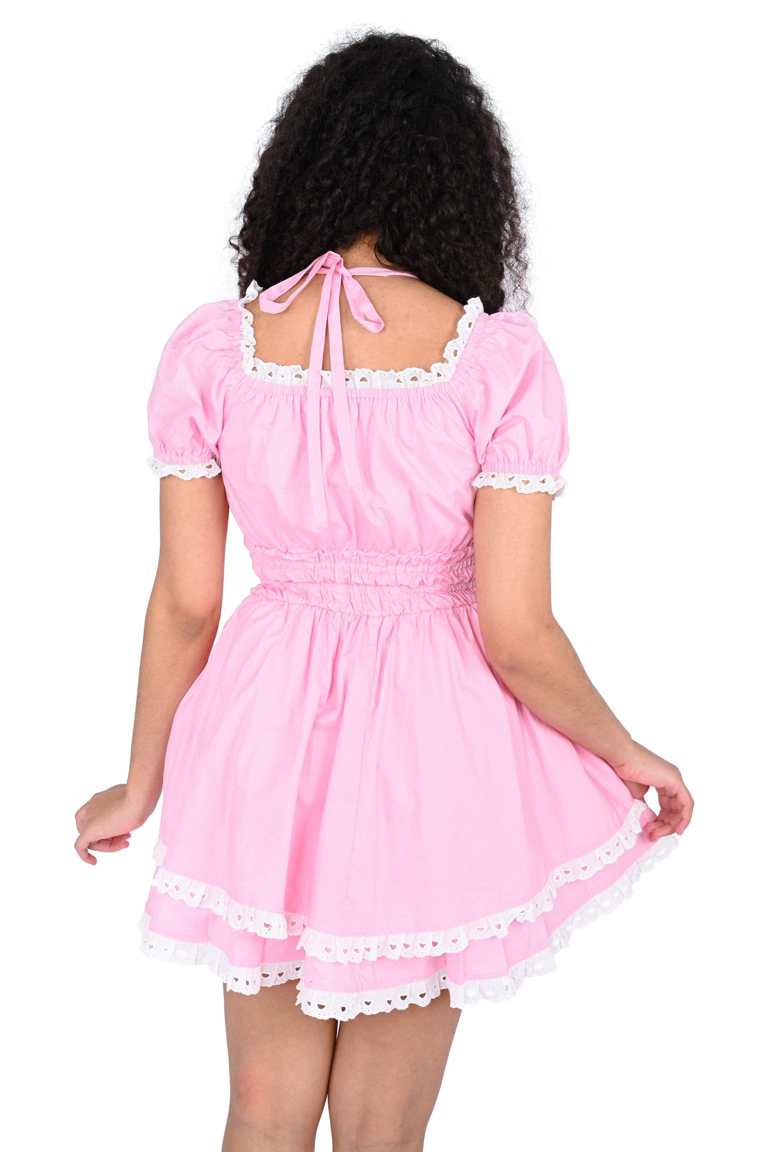 Bella Picnic Dress - Pink
