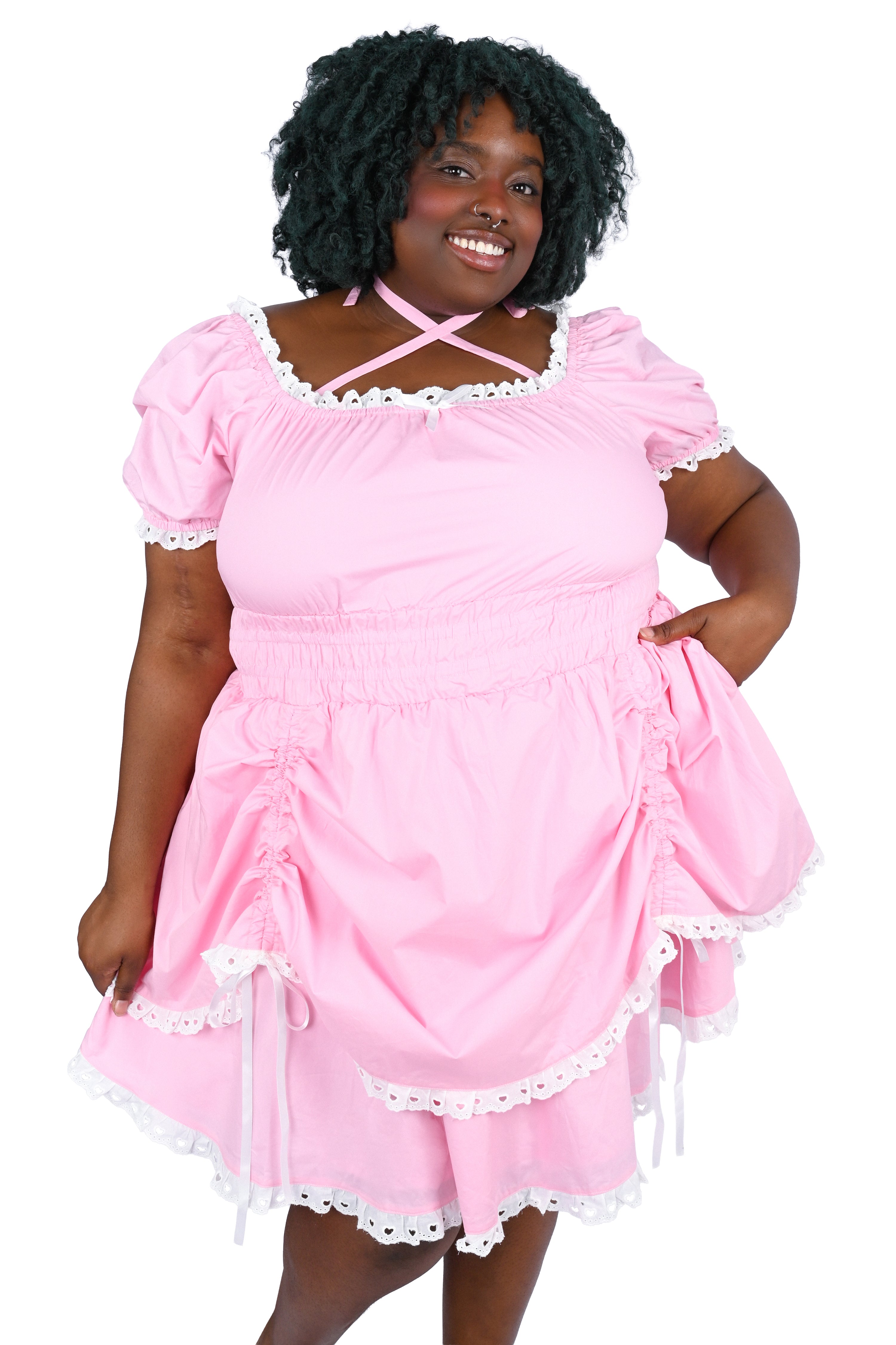 Bella Picnic Dress - Pink