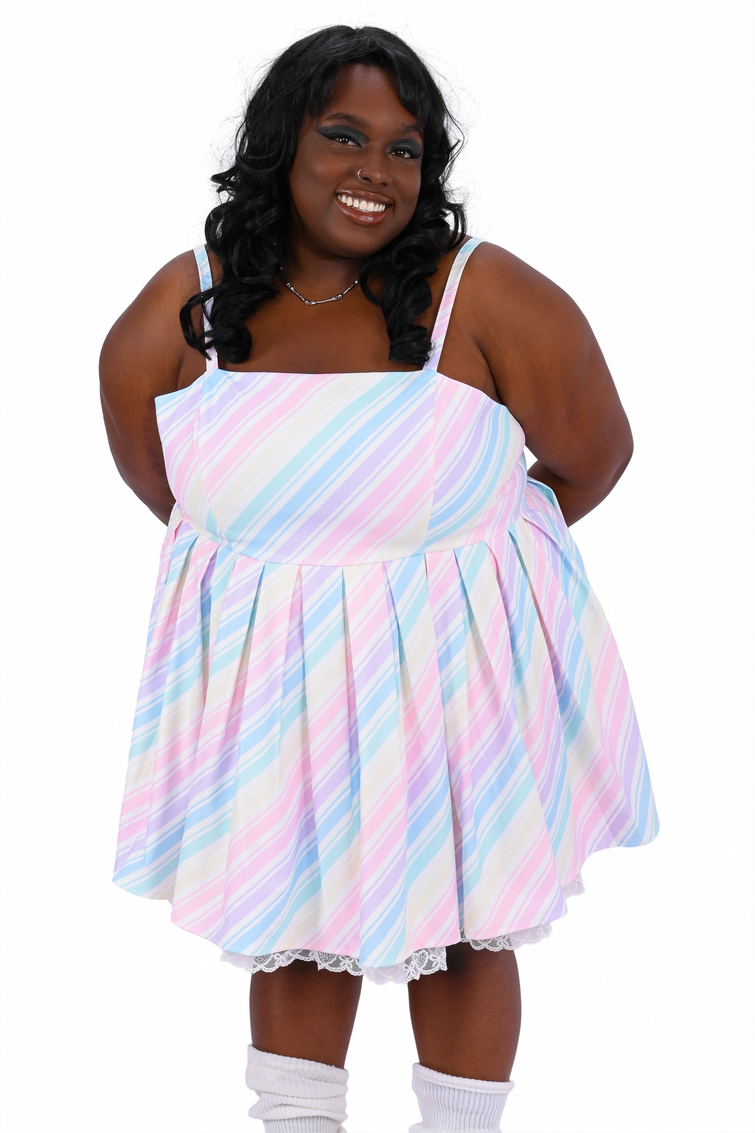 Candy Stripe Party Dress
