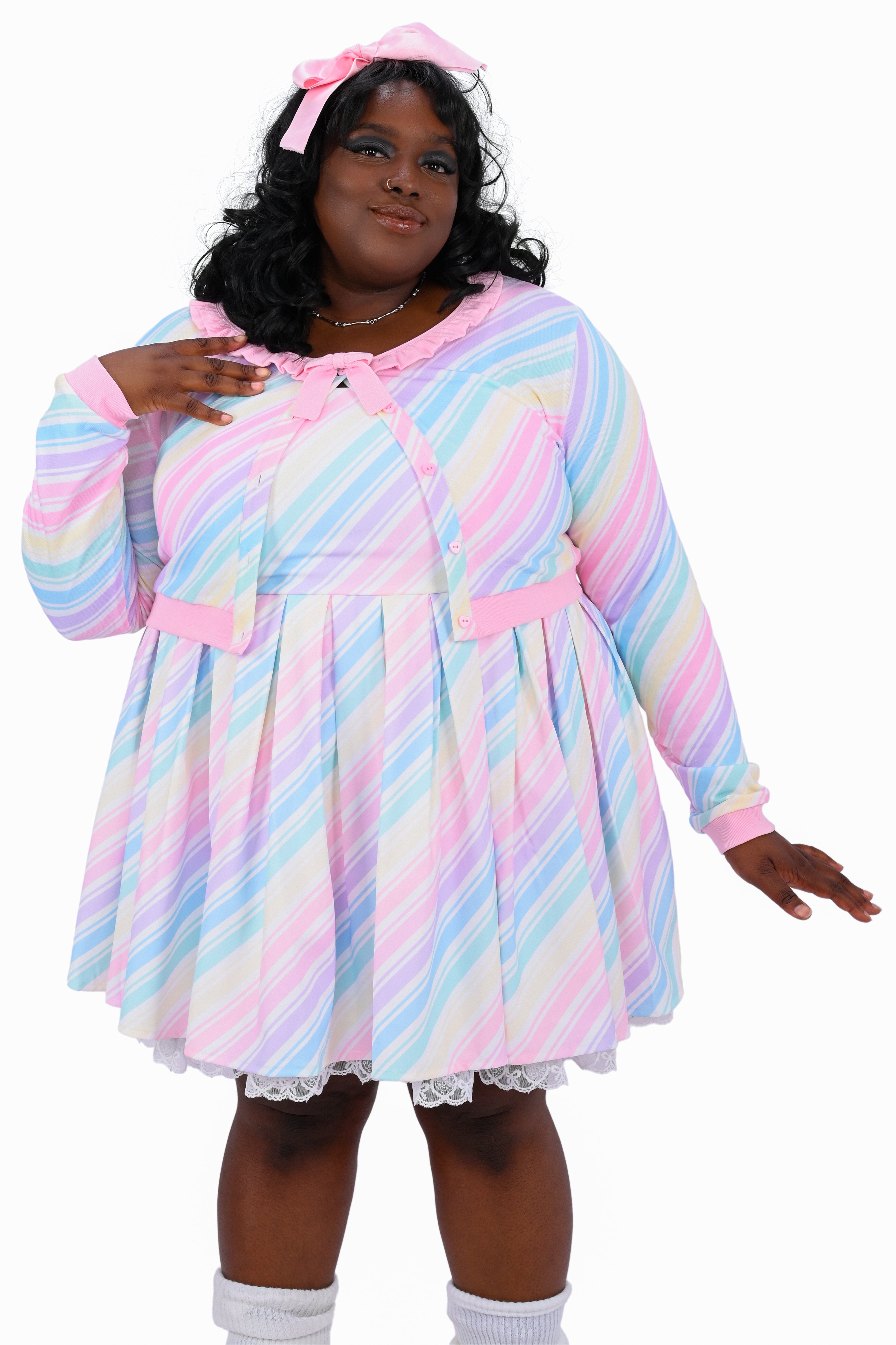 Candy Stripe Party Dress