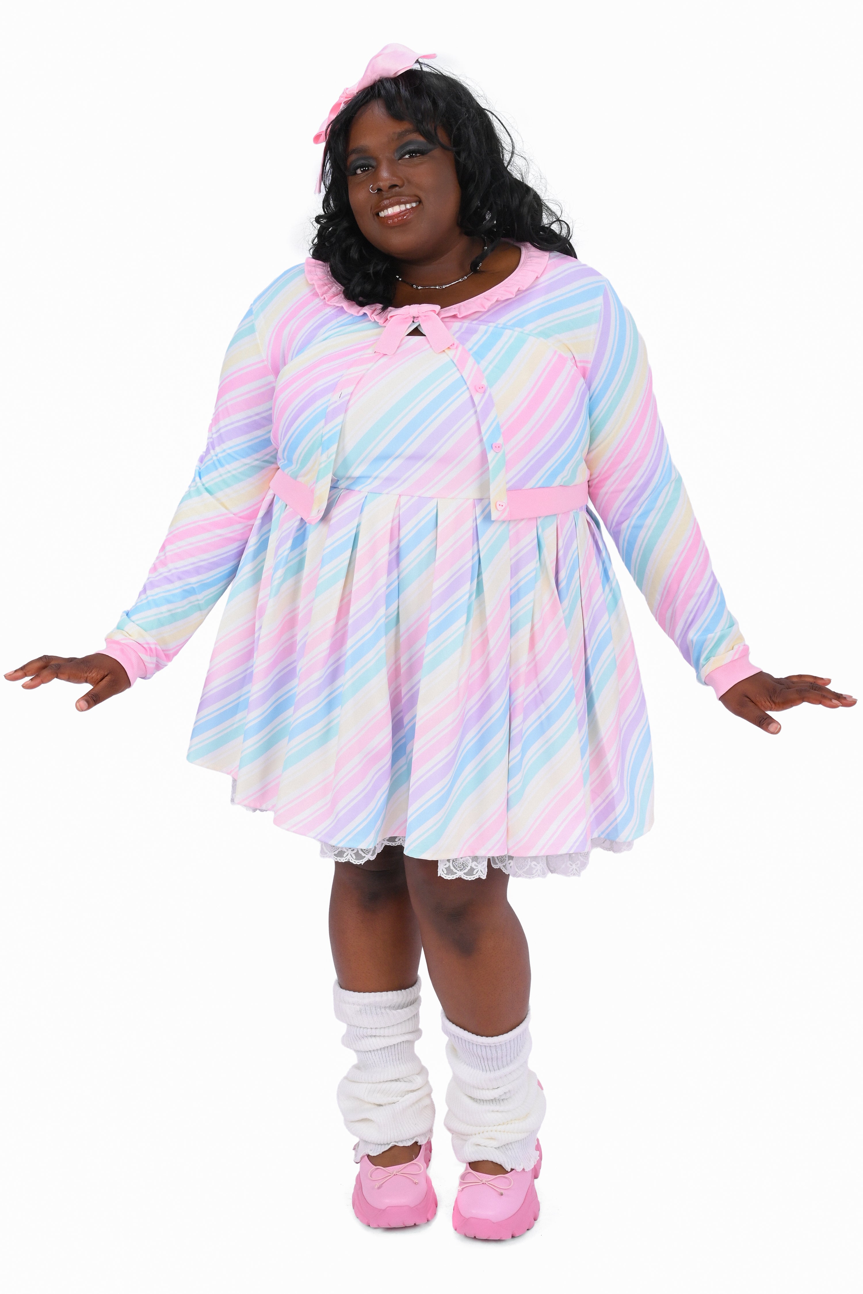 Candy Stripe Party Dress