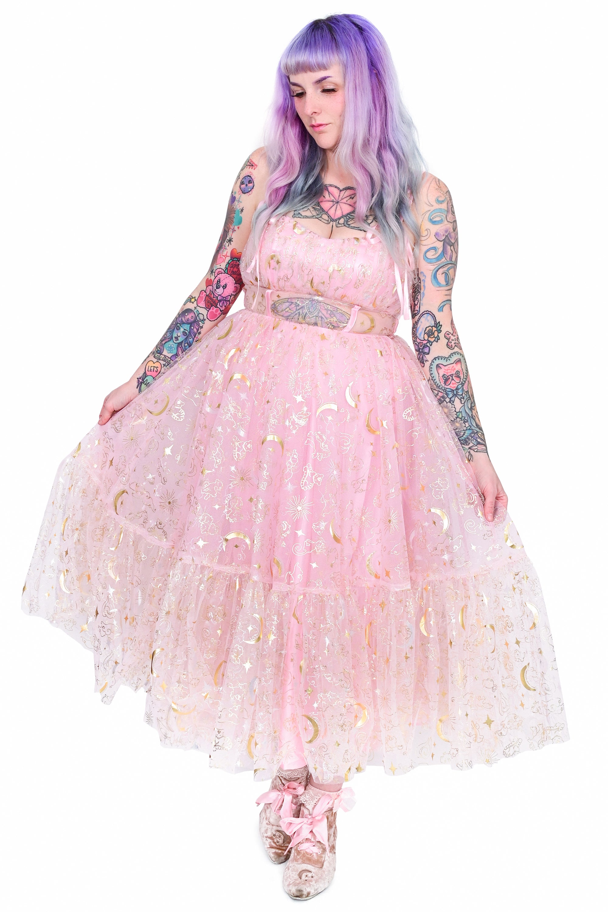 Violet Dynasty Baseball Jersey Dress
