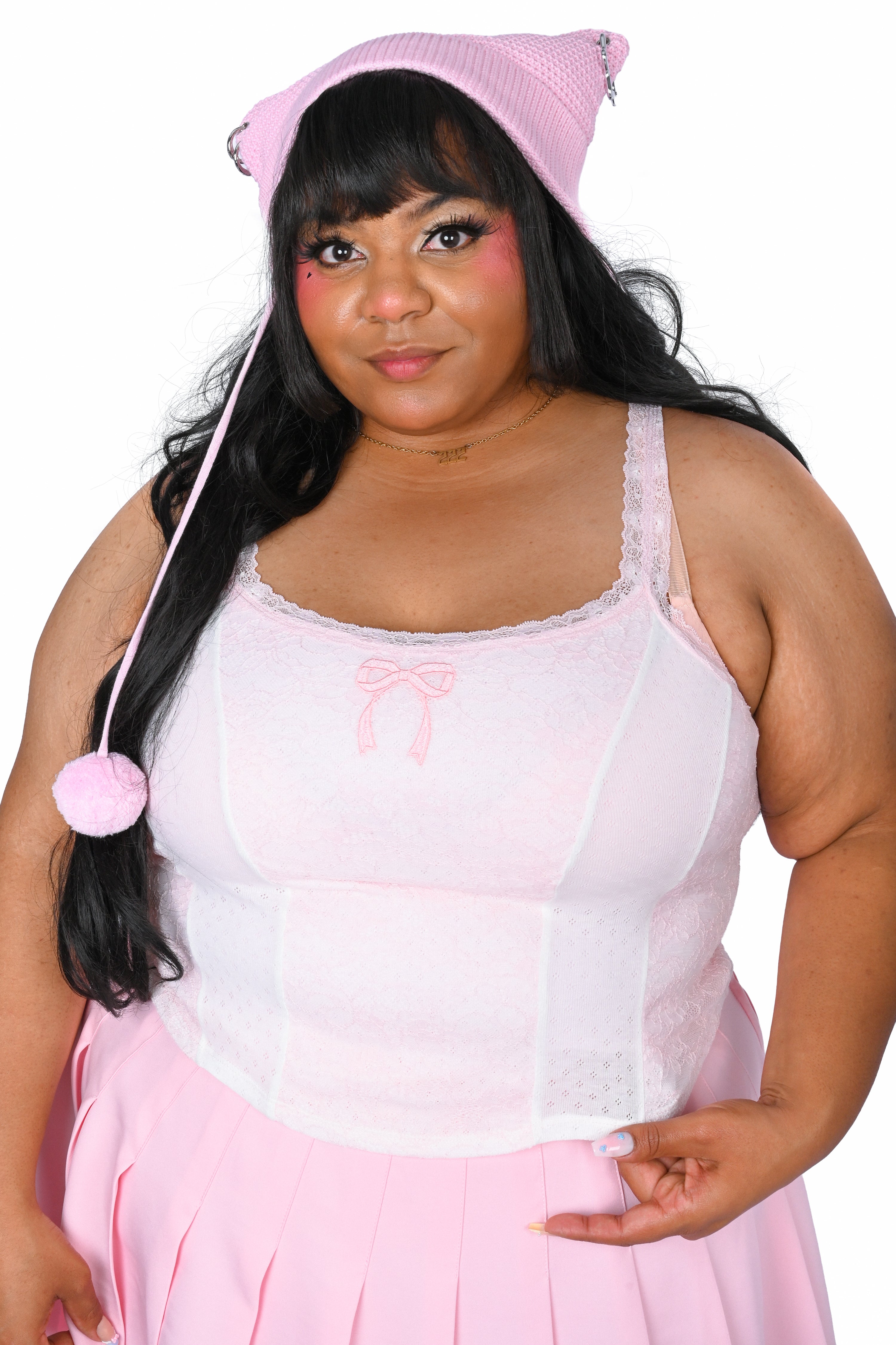 Darla Corseted Cami - Pink – My Violet