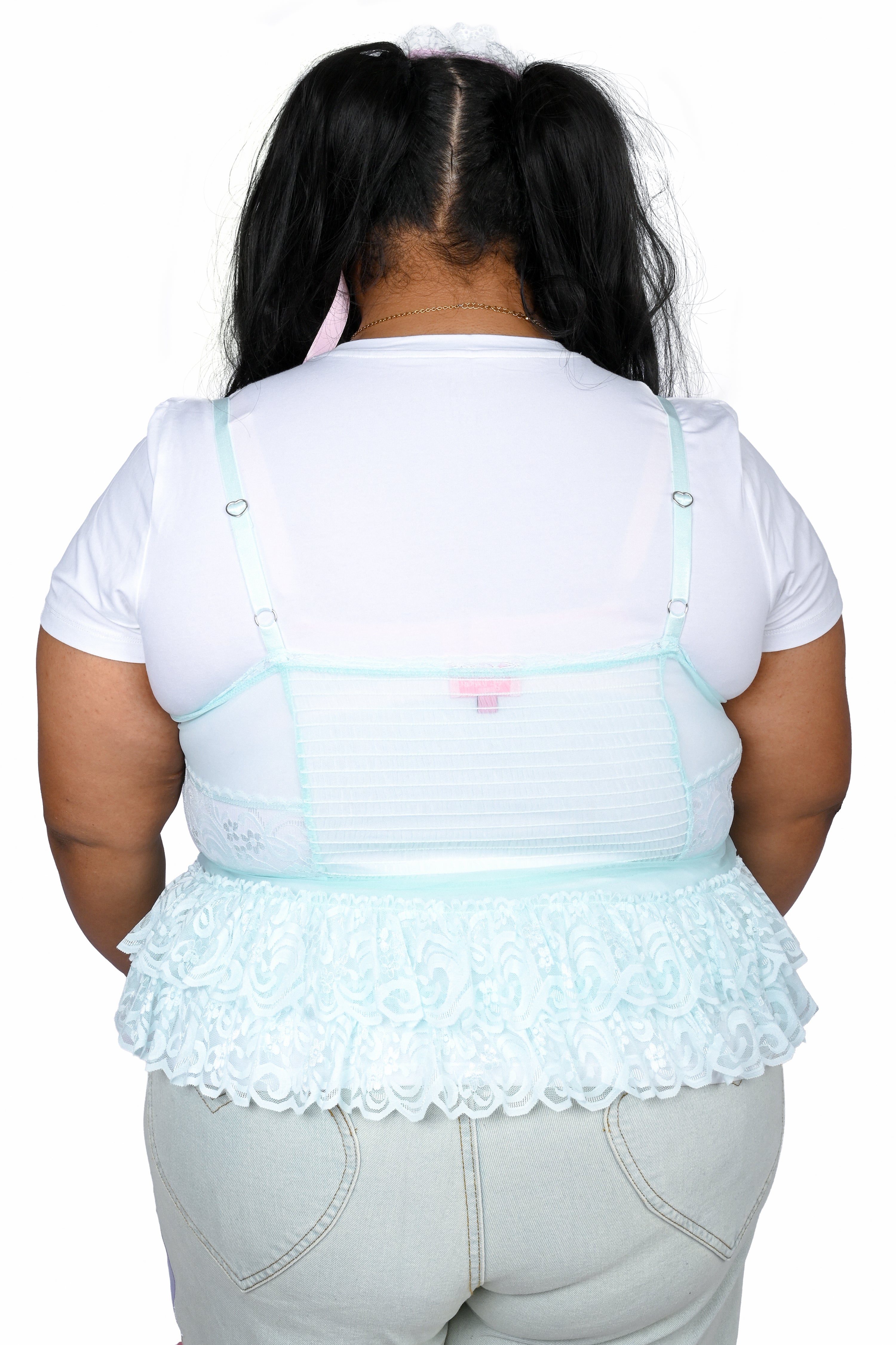 キャミソール herlipto Lace-Trimmed Camisole Baby Mint Lily Lace Camisole - Mint – My Violet