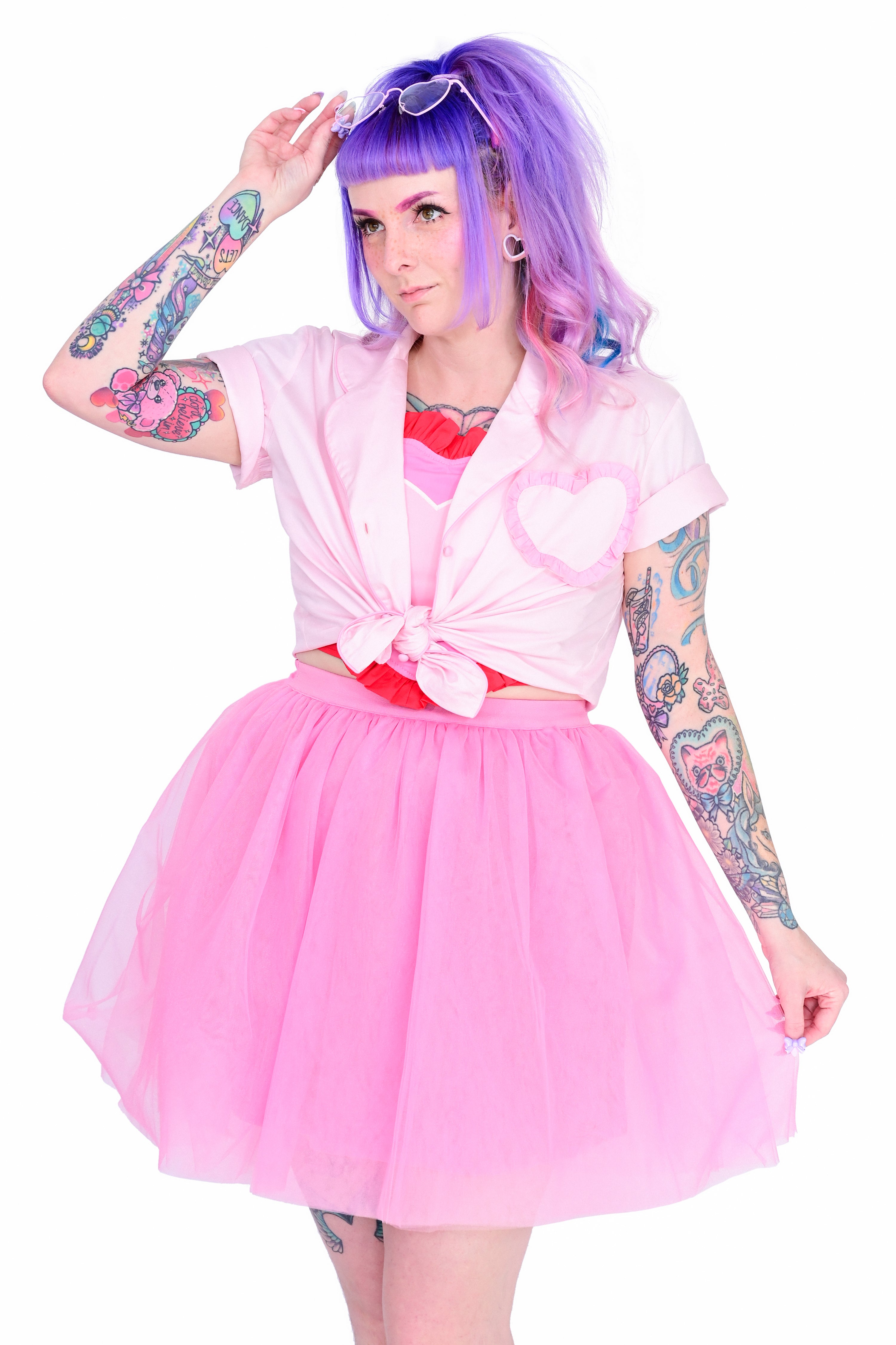Laurel Pink Tulle Skirt - XS-XL left!