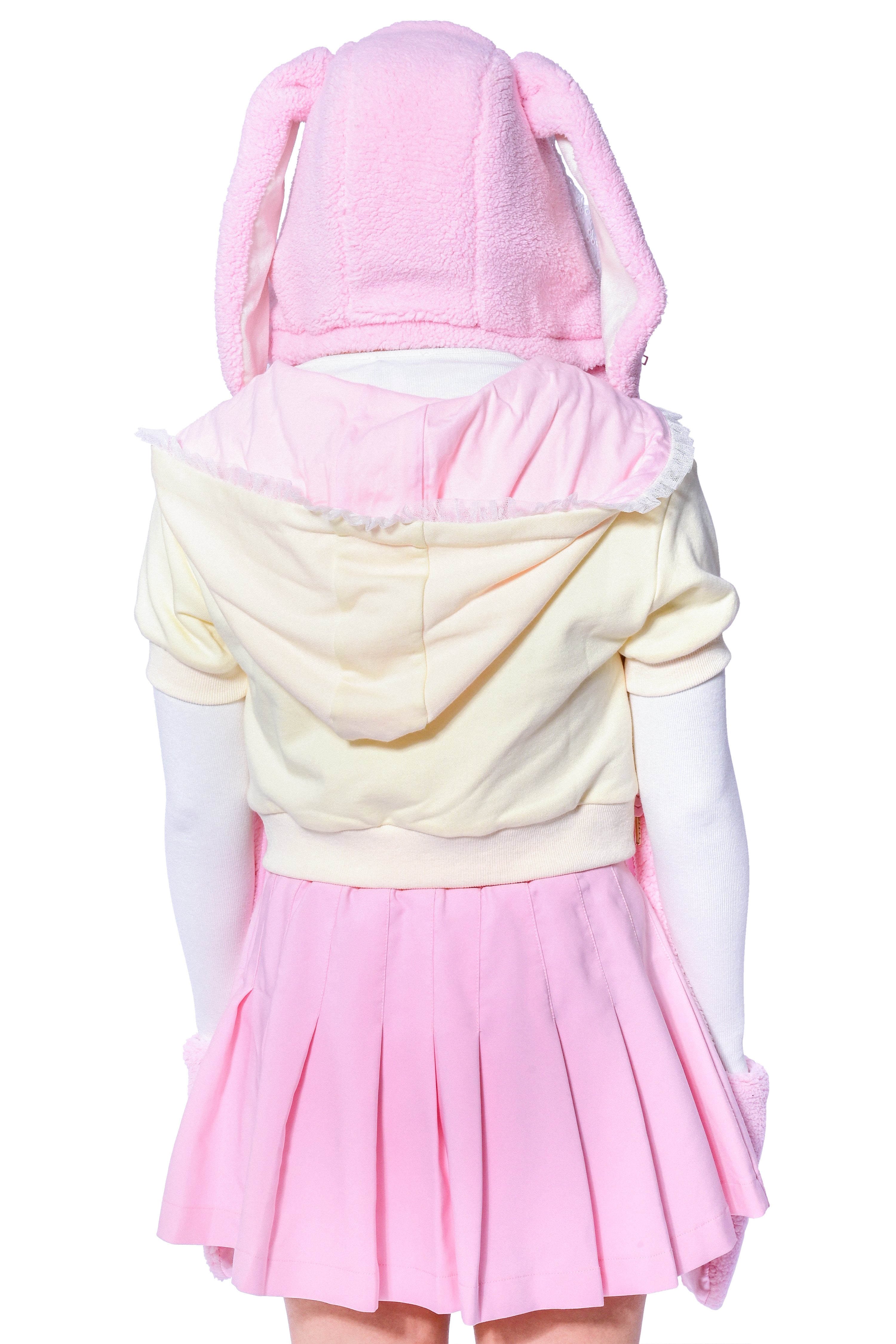 トップス shushucherry Bunny hood 2-way zip-up Bunny hood 2-way zip-up
