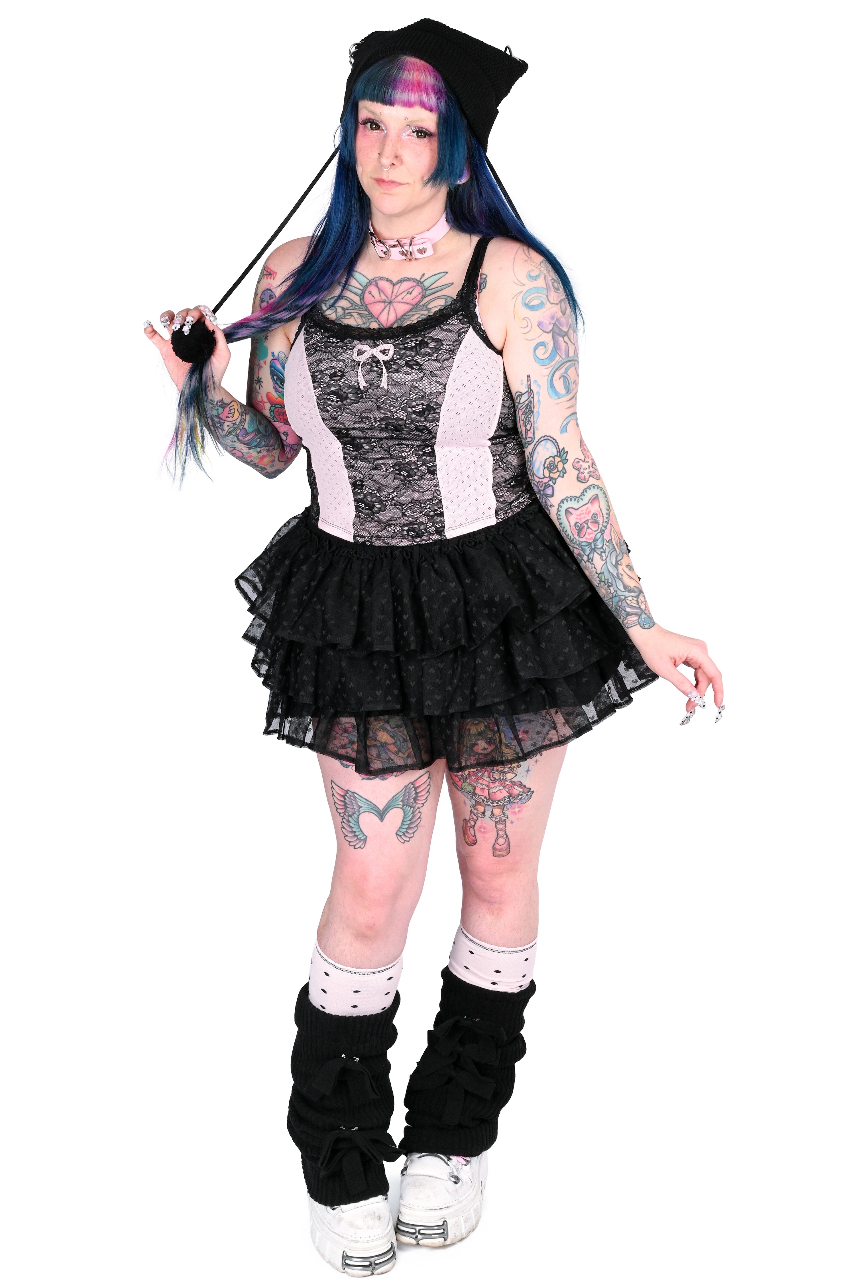 Darla Corseted Cami - Black