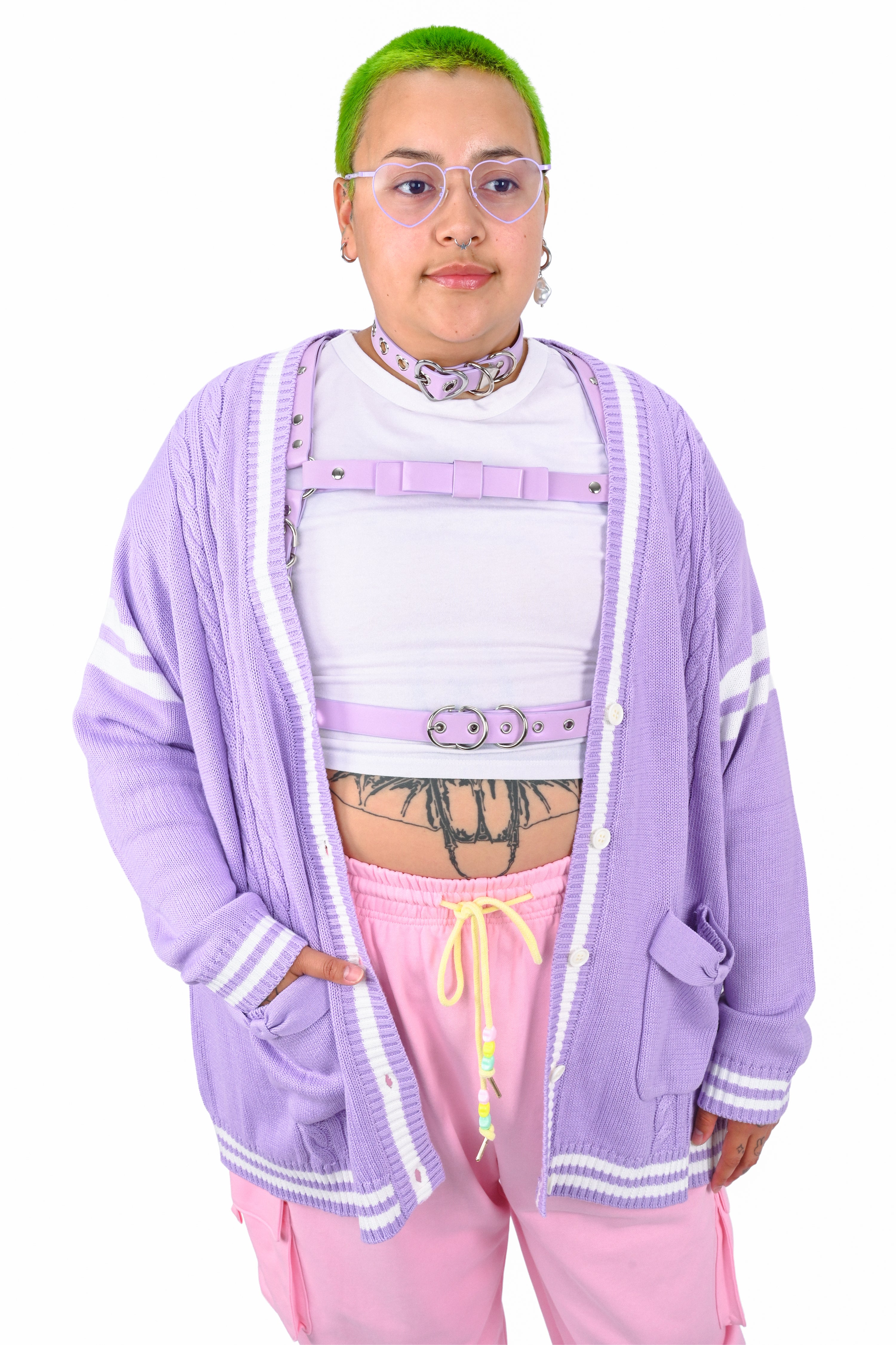 Angel Academy Cardigan - Lavender