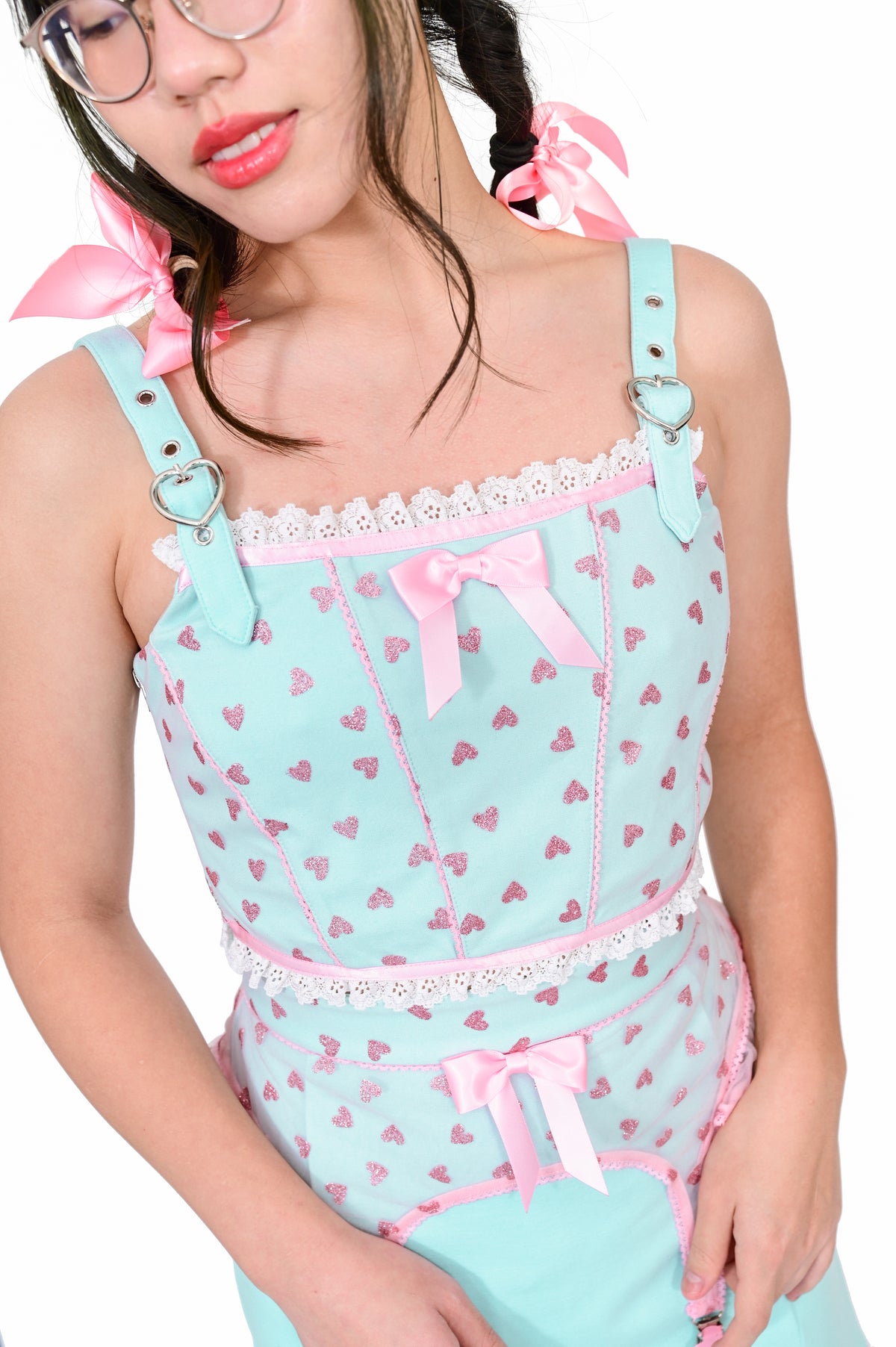 PRE ORDER Lucky Girl Crop Top - Mint
