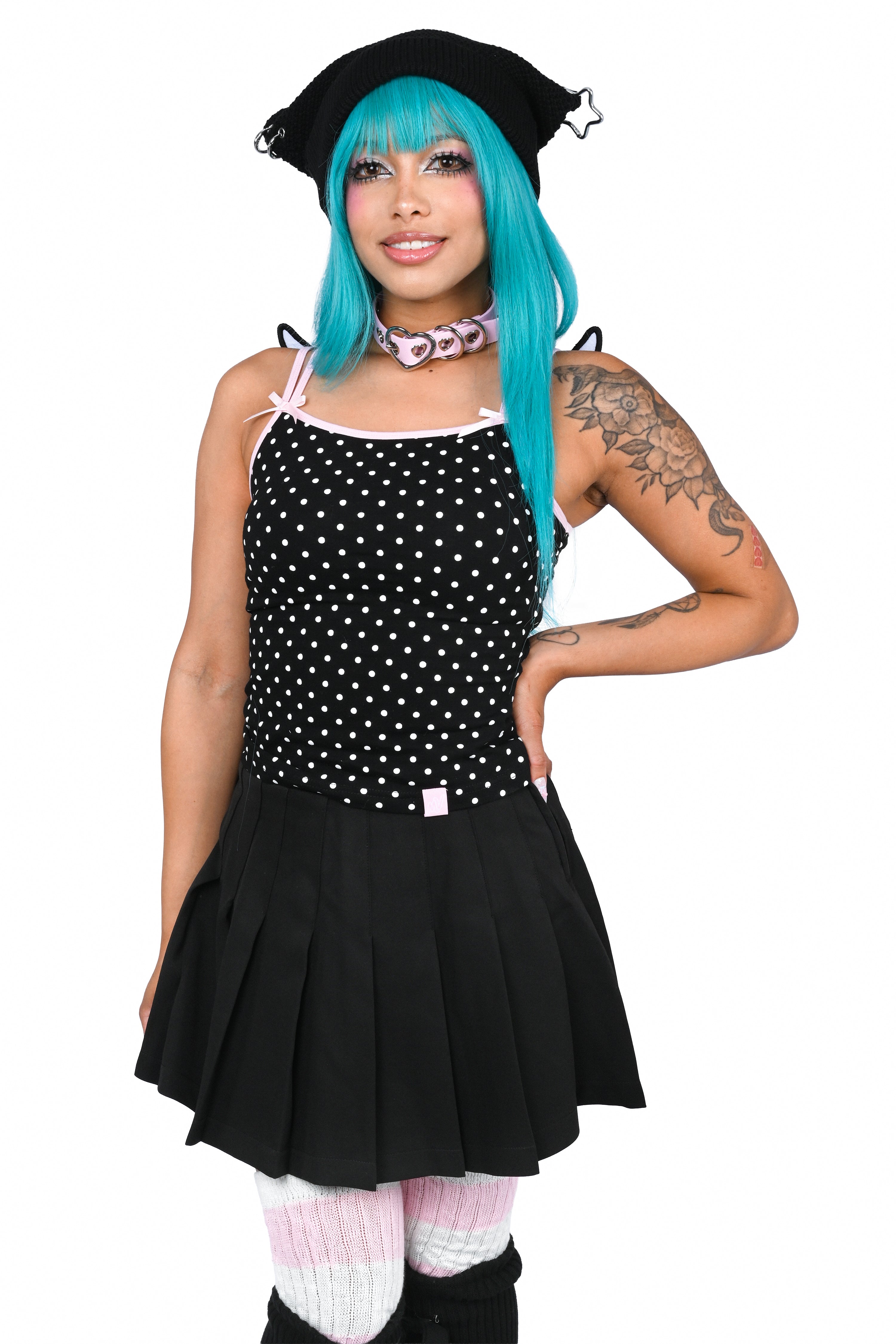 Sera Angel Wing Cami - Black