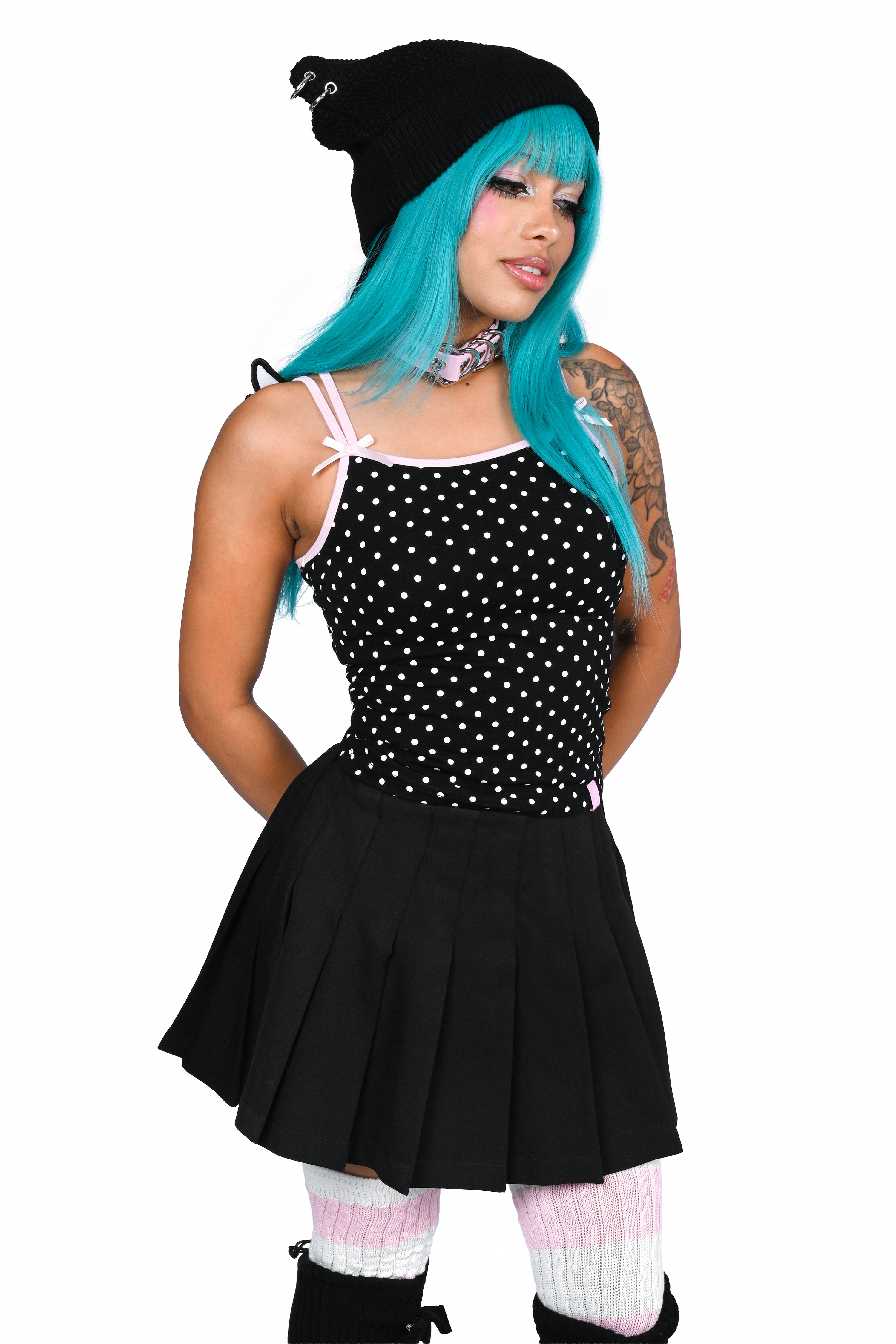 Sera Angel Wing Cami - Black