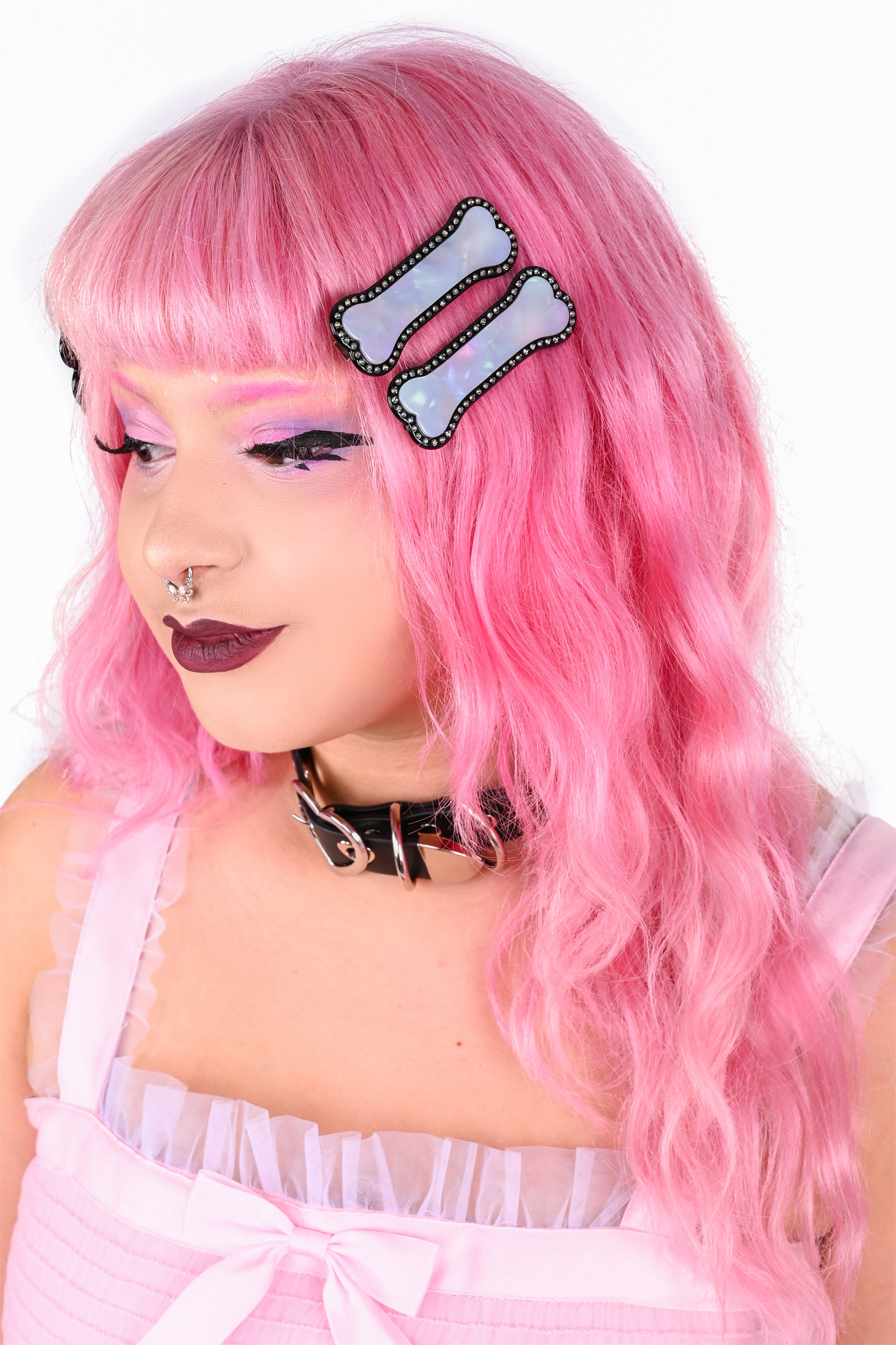 3 Piece Bone Hair Clip Set – My Violet