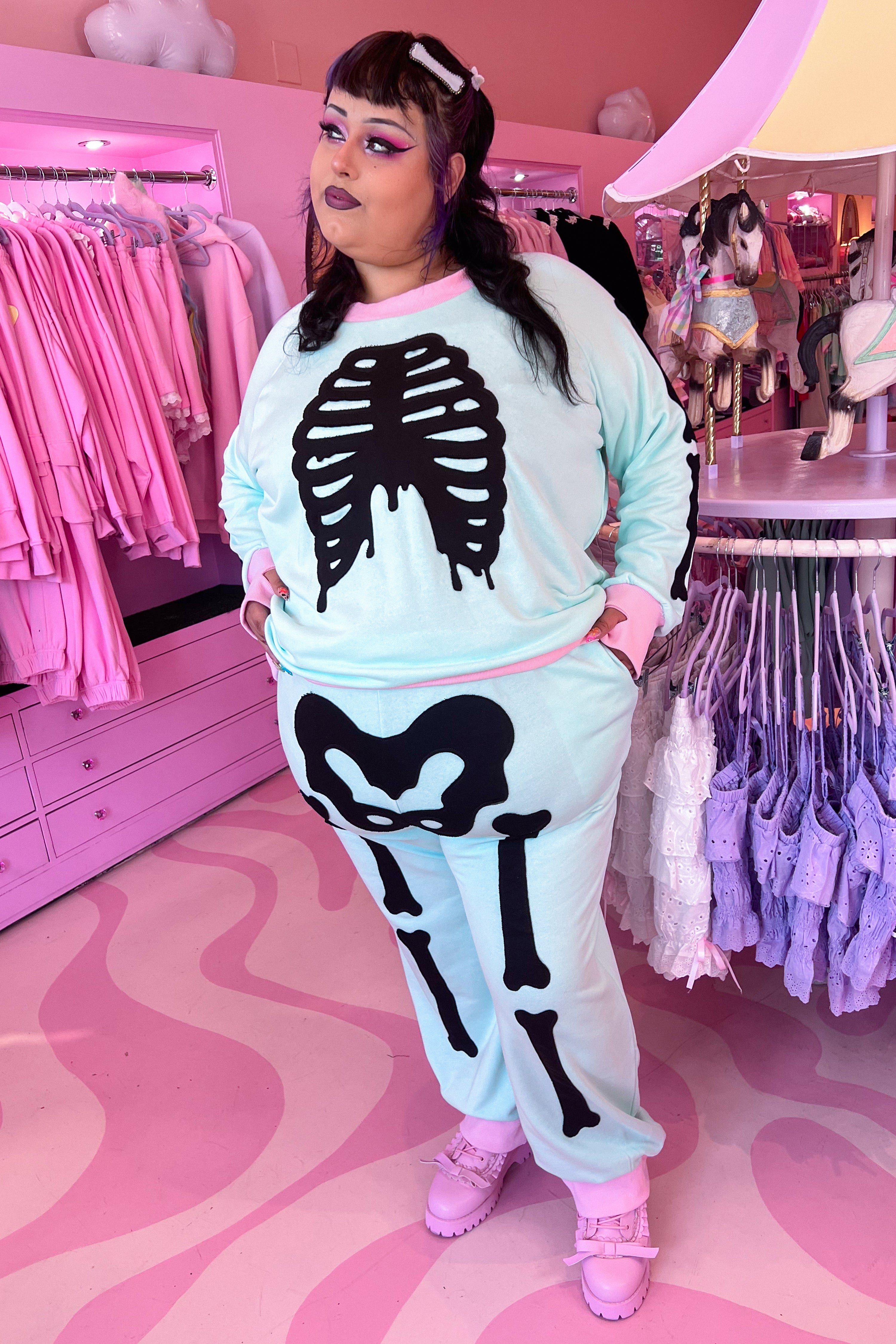 Skeleton Pullover Sweater