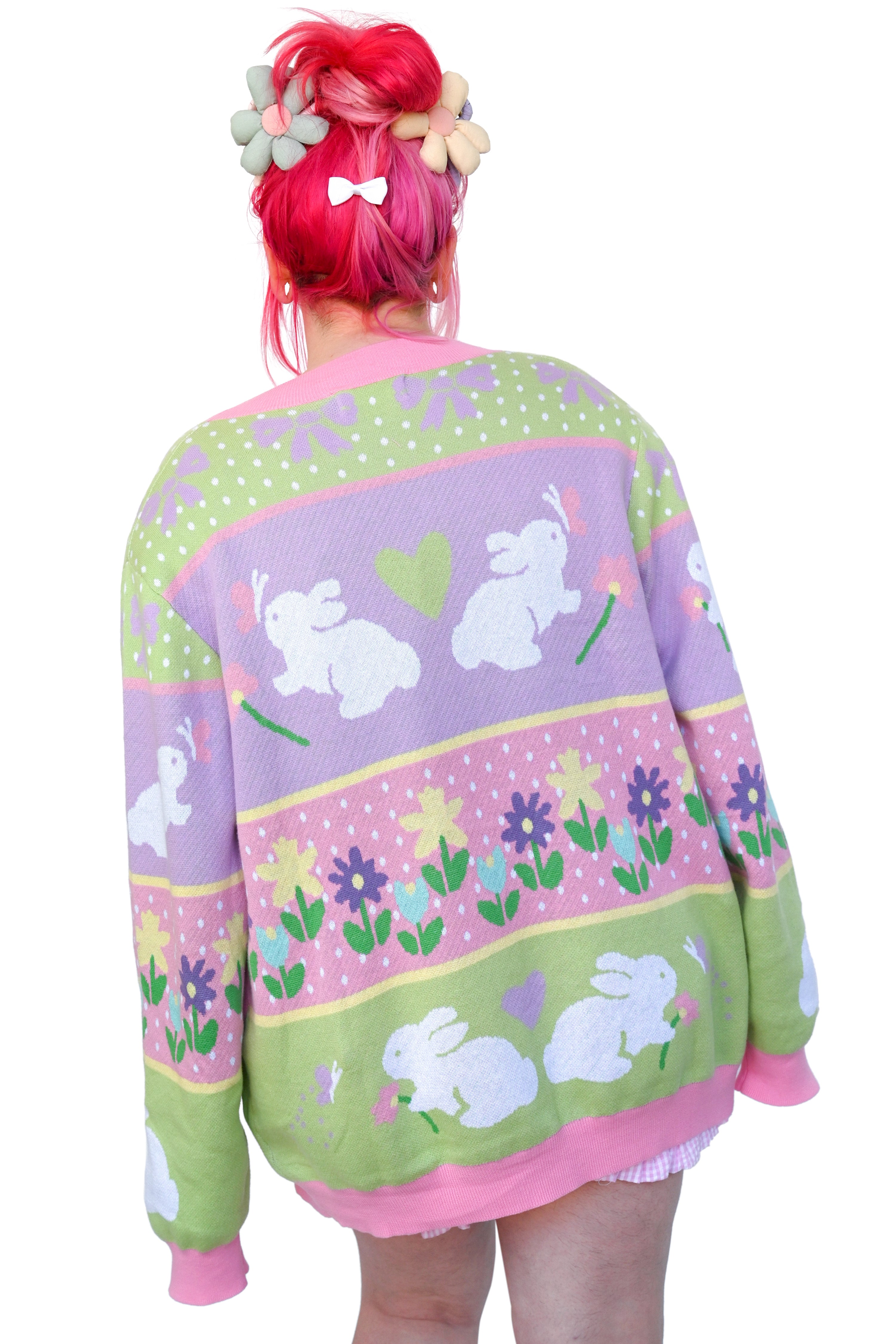 Bunny Garden Sweater - XS/S left, fits a M!  EXTREME MARKDOWN