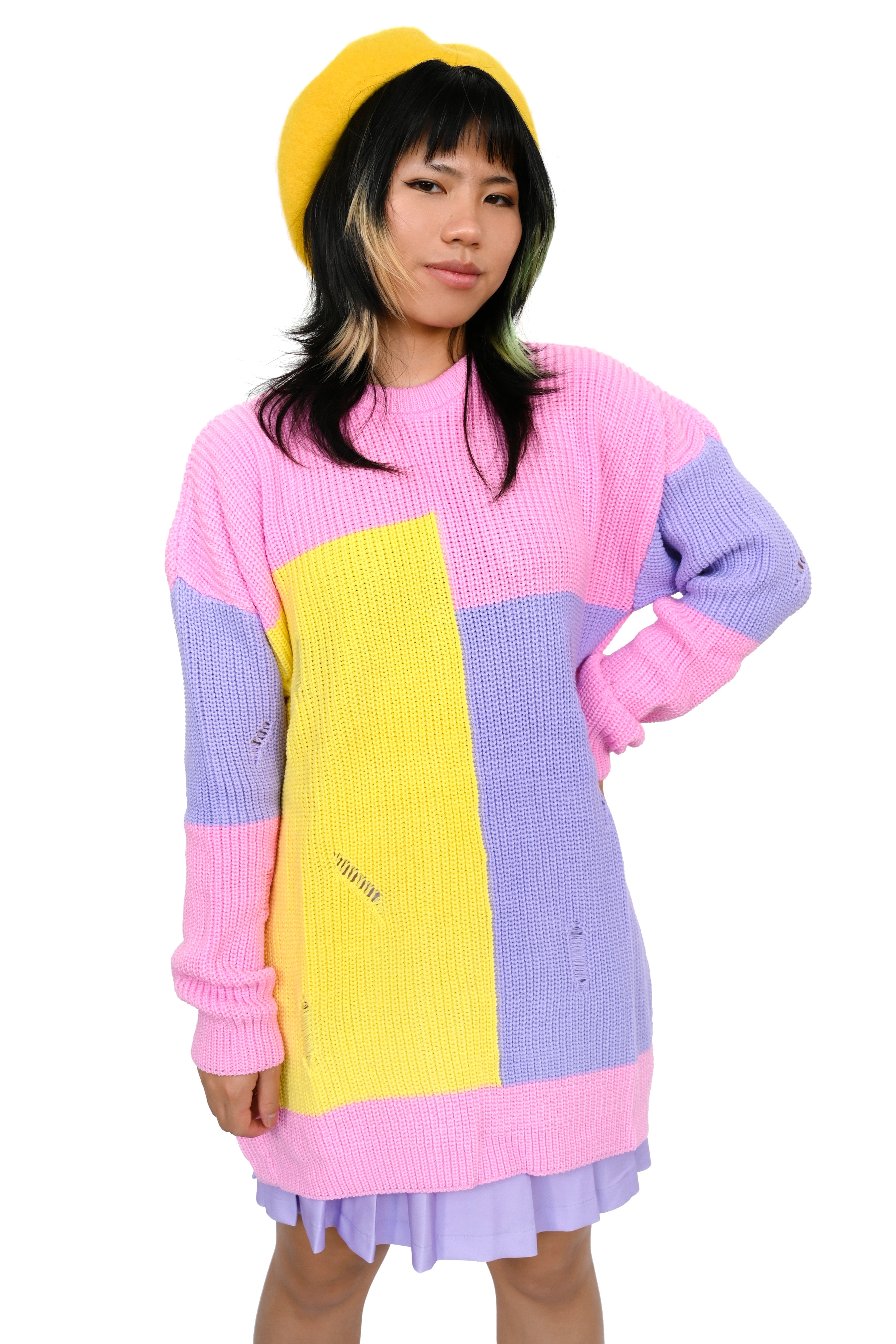 Sour Candy Colorblock Sweater