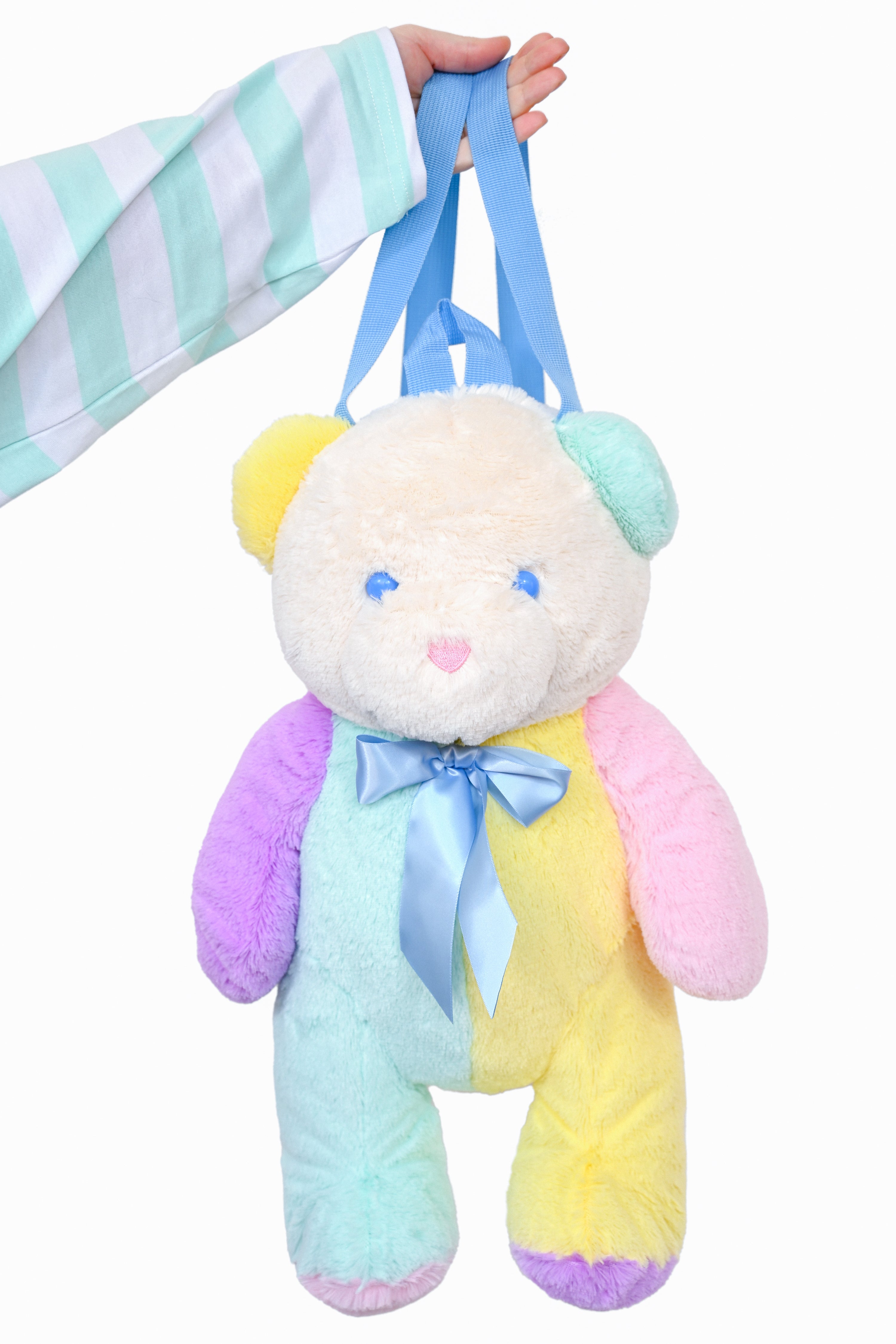 Pastel Patches Bear Backpack