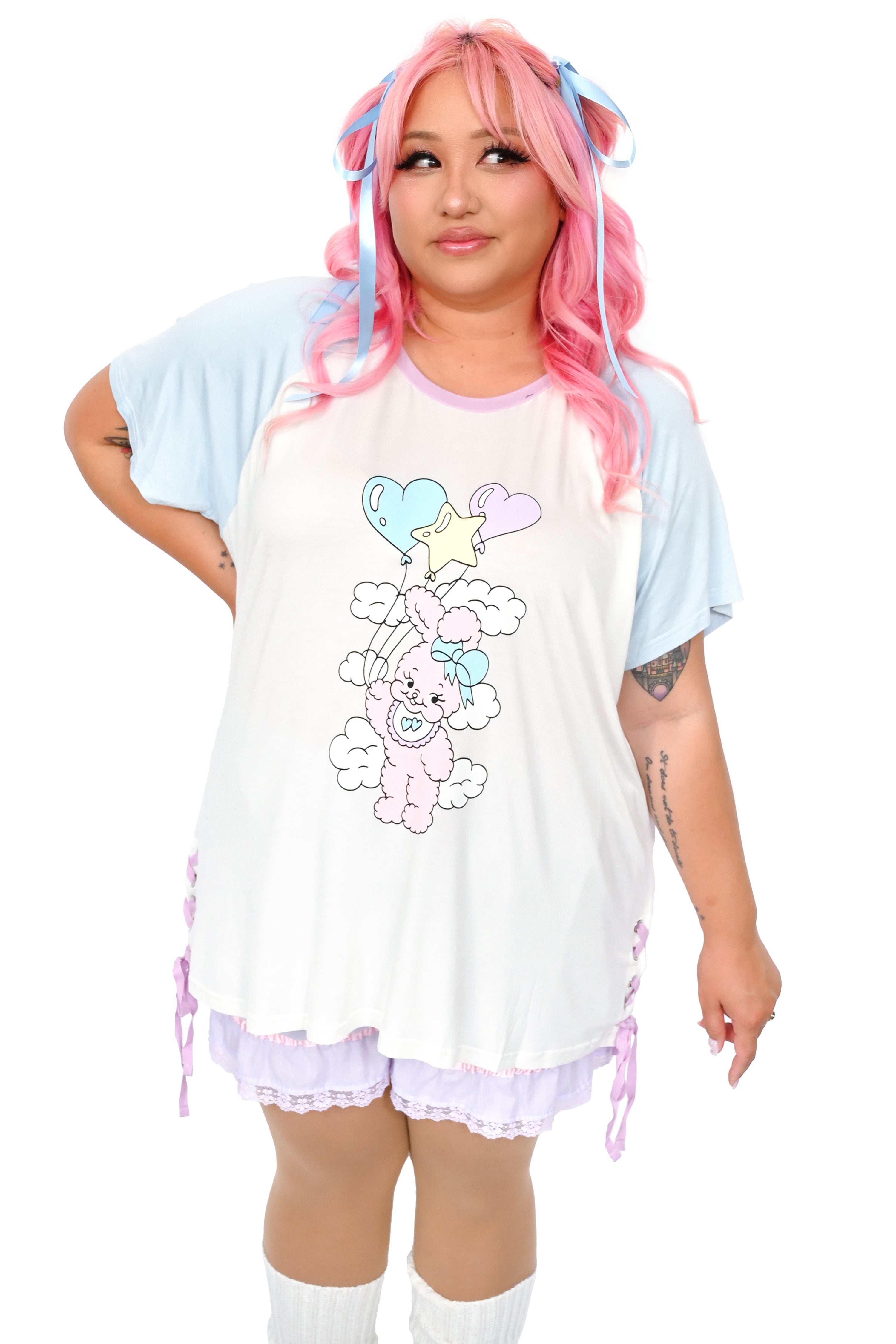 MilkySippyCup Balloon Bunny Tshirt